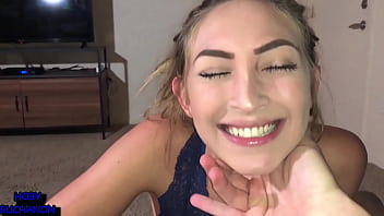 Preview 1 of Xxx Vidieo New - Beautiful Valentina Returns for a ROUGH Face Fuck and Deep Throat Training