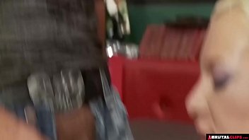 Preview 1 of Japanes Mature Grany - Two Blonde Sluts Gangbanged Hard In A Bar