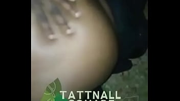 Preview 4 of Self Solo Cleaning - Ebony BBW in Public Park