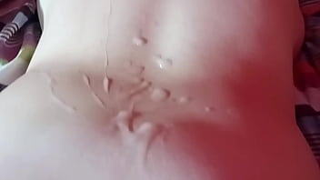 Preview 4 of Milena Devil - Lleno de leche su espalda