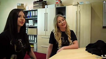 Preview 1 of Probs Teen - First time babes go to job interview and end up fuck the old boss in his office