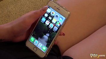 Preview 1 of Mature Latina Tit Monster - 2 blondes fuck an old guy in the same time spit cum in each other mouths