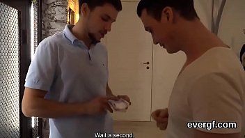 Preview 1 of Toge Di Gangbang - Penniless lover allows sexy buddy to screw his ex-girlfriend for bucks