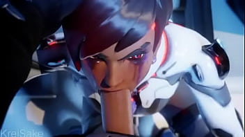 Preview 3 of Angry Boss Gold Kimter - Sombra gives head