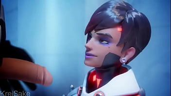 Preview 1 of Angry Boss Gold Kimter - Sombra gives head
