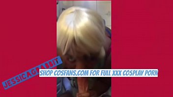 Preview 3 of Black Cock Cum Blast - Jessica Grabbit Cosfans Cosplay Porn
