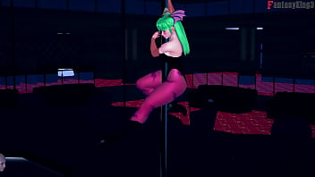 Preview 1 of Crystal Rush Mail Russian Wife - Morrigan Table Dance | Full Halloween Special on Sheer &amp_ PTRN: Fantasyking3
