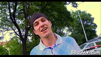 Preview 1 of Sweet Oral Jerk - Homo stud is spreading wild pleasures with his hawt blowjob