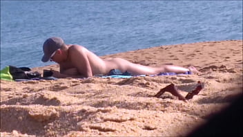 Preview 2 of Roald Ekberg - [spy cam] Nudist young guy on beach