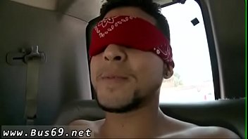 Preview 4 of Under Table Girl - Of hot straight emo guys gay God&#039_s Gift on the Bus