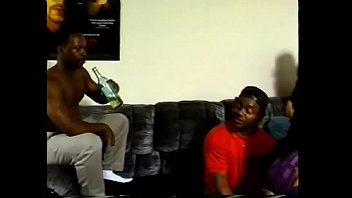 Preview 2 of Diaper Fem - On big booty black chick Aiko Williams help four guys to have a good time