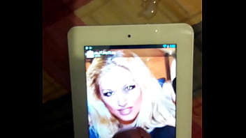 Preview 4 of Porn Hard Fucking Vidos - Masturbate and huge Cum on tablet for a friends hot wife no3