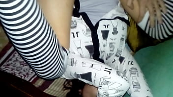 Preview 3 of Sister Borther Sex 2019 - Pendeja 19 otaku con medias nuevas