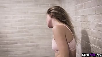 Preview 2 of Sara Doll Sex - Chad White cock feeding Adriana Chechik on her knees!