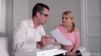 Preview 1 of Simple Way Sex - Barely Legal Teen Jemma Valentine Wants Big Fat Cock Up Her Creamy Pussy