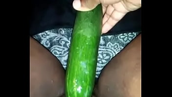 Preview 2 of Cheat Mmf - hot hot Cucumber Masturbation