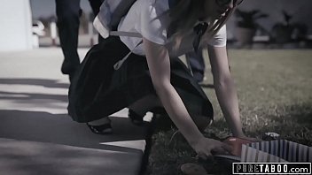 Preview 1 of Madam Students Xxx Com - PURE TABOO Nerd Kristen Gets Bullies into DP Fuck