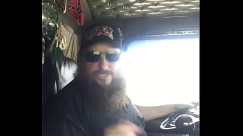 Preview 2 of Ddd Cum Compilation - The phantom trucker in cab spanking video
