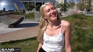Preview 1 of Khade Khade Sambhog - Russian MILF Angelina Bonnet flashes her tits in public