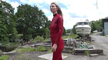 Preview 3 of 69 Position Video - Walk on the wild side with catsuited Alina Long