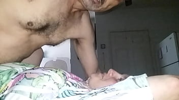Preview 2 of Lovely Pussy Cumshot In - Ron fucking busty brunette gf 4