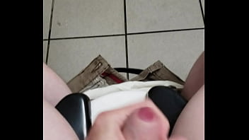 Preview 4 of Cute Wite Gils - gas station jerk off