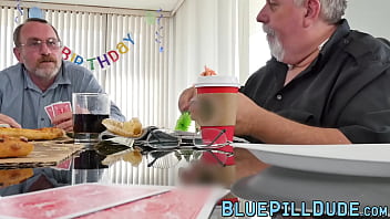 Preview 1 of Teen Mom Tree - Old man fucks a seductive young babe for his birthday