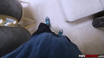 Preview 1 of Black Penetrations - Asian mature stepmom takes a care about her stepson