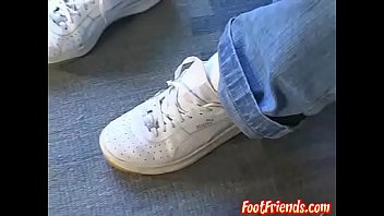 Preview 2 of Hina Doll Xxx - Twink cuts his socks off and teases with feet and toes