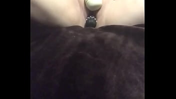 Preview 4 of Brazzres Boy 15yer - Wife fucks pussy with anal plug and gets off hard with massager