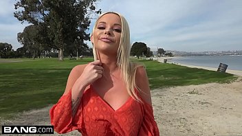 Preview 1 of Porn Black Cook Xxx - Rachele Richey loves to flash her giant titties in public!