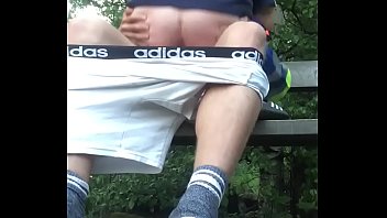 Preview 4 of Penis Porno Sex - Bareback park public creampie