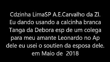 Preview 1 of Gay Big Black Dick Sexowap - Cdzinha LimaSP Dando para o amante negao com a calcinha fio branco da Debora esp Ie 2018