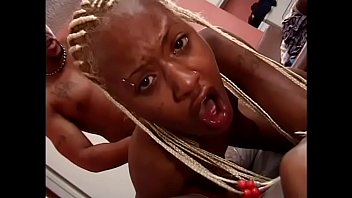 Preview 3 of Jassy Jai - Hot black babe Candi takes dick in mouth,  cunt  and cunt before eating cumshot