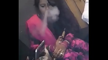 Preview 1 of Xxx Subrang - Smoking Newly Married Hot-Girl Taking Hookah!