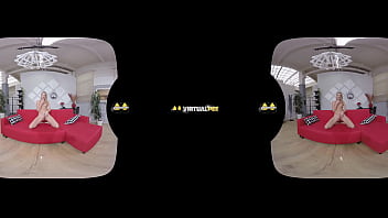 Preview 2 of Gykzzzqyo - Virtualpee - Pussy pissing in virtual reality porn with Claudia Macc