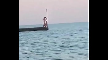 Preview 2 of Shemale Prancis - Blowjob on the beach in Jesolo (Italy)