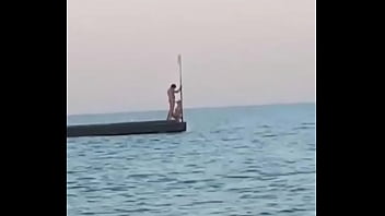 Preview 3 of Shemale Prancis - Blowjob on the beach in Jesolo (Italy)