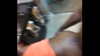 Preview 2 of Asap Hidden Cam - Sexy stripper fucked in kitchen fat ass
