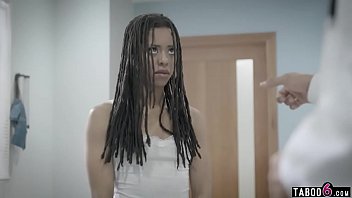 Preview 3 of Sleep 3gp Mom San Xxx - Black teen athlete tested by a dirty big dick doctor
