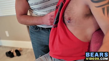 Preview 2 of Bjsty Cutie - Experienced bear thrusts his hairy boner in fat cub ass