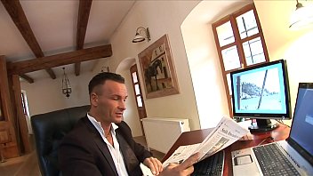 Preview 1 of Pnp Bisex - Big tit blonde slut loves it when her lesbian maid Defrancesca Gallardo slut licks her pussy for her