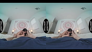Preview 2 of Heavy Ttis - UP CLOSE VR - Petite Lulu Chu Wants You To Be Rough With Her While She&#039_s Riding Your Big Dick POV
