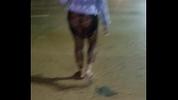 Preview 2 of Disabal Mom - Watching Wife&#039_s Naked Ass Walk Through Downtown