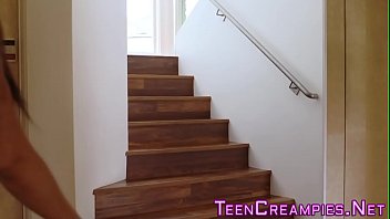 Preview 1 of Carmellas Monster Workout - Ebony teen jizz filled