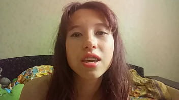 Preview 1 of Nude Sm Breast - Naughty Nastya and her long tongue