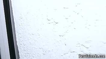 Preview 1 of Janusz Gol - Ginger teen girls masturbating and step dad his friend fuck &#039_