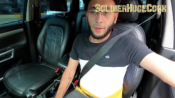 Preview 2 of Sadomasochism Fetish Porn - Delicious blonde girl with big ass does me a wet blowjob on my car - Crempie