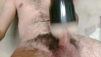 Preview 1 of Ankara Dave - Sex toy masturbation hairy male