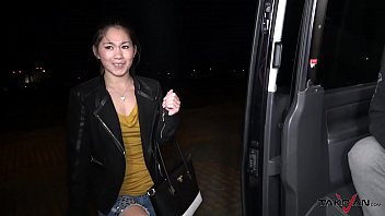 Preview 2 of Anal Deep Ebony - Tight Asian Pussy Stretched and Jizzed in the Pick Up Van